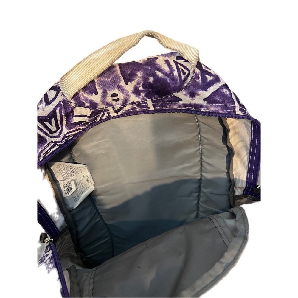 High Sierra Curve Purple Pattern Backpack - Picture 4 of 4
